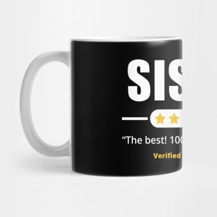 Five Stars Sister Mug